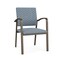 Lesro Newport Guest Chair Metal Frame, Bronze, RS Rain Song Upholstery NP1101 - alternate 1